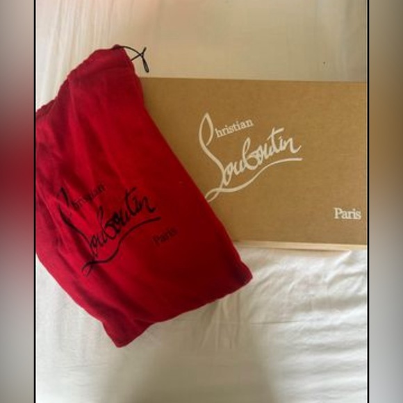 christian louboutin dandelion flare belt black loafers main image 4